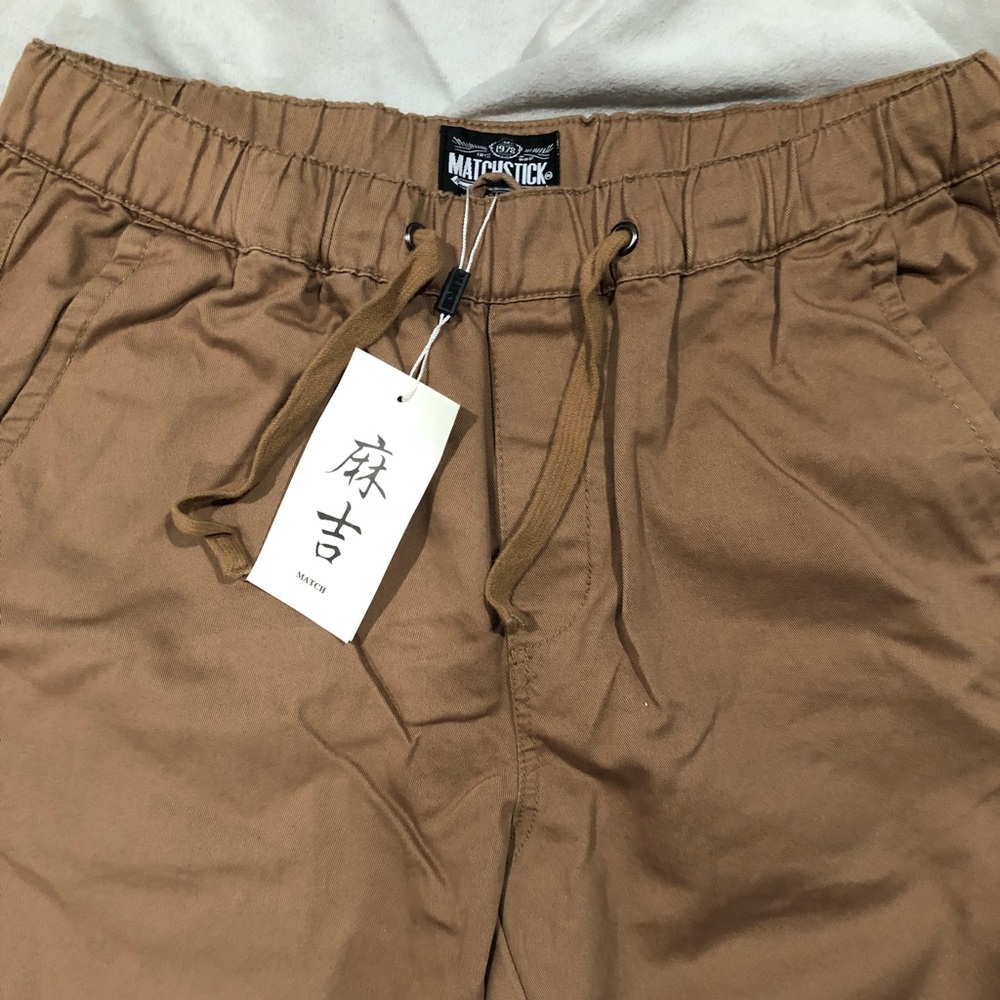 Matchstick men’s joggers / khaki size 34